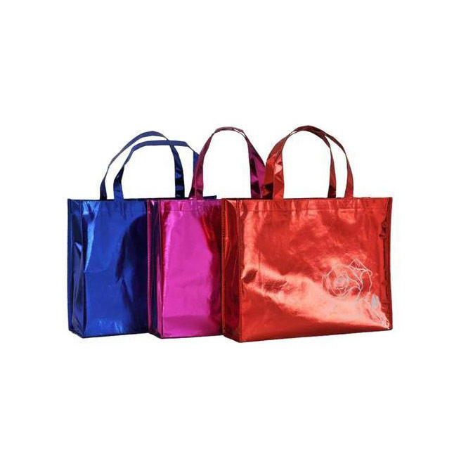 Holographic Embossed Metallic Non-Woven Bag Applications