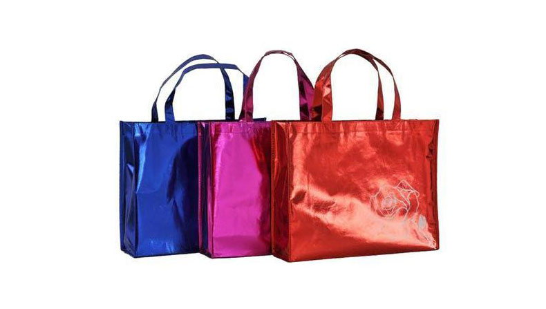 Holographic Embossed Metallic Non-Woven Bag Applications